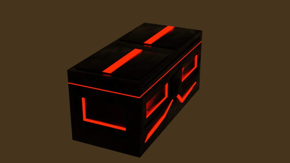 Simple SciFi crate preview image 1